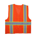 100% Polyester Mesh Customize Reflective Garment Zipper Yellow safety vest with pockets  Outdoor working safety vest